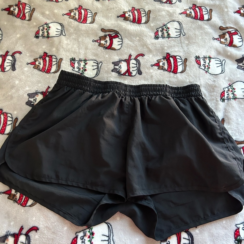 Women's Black Athletic Shorts